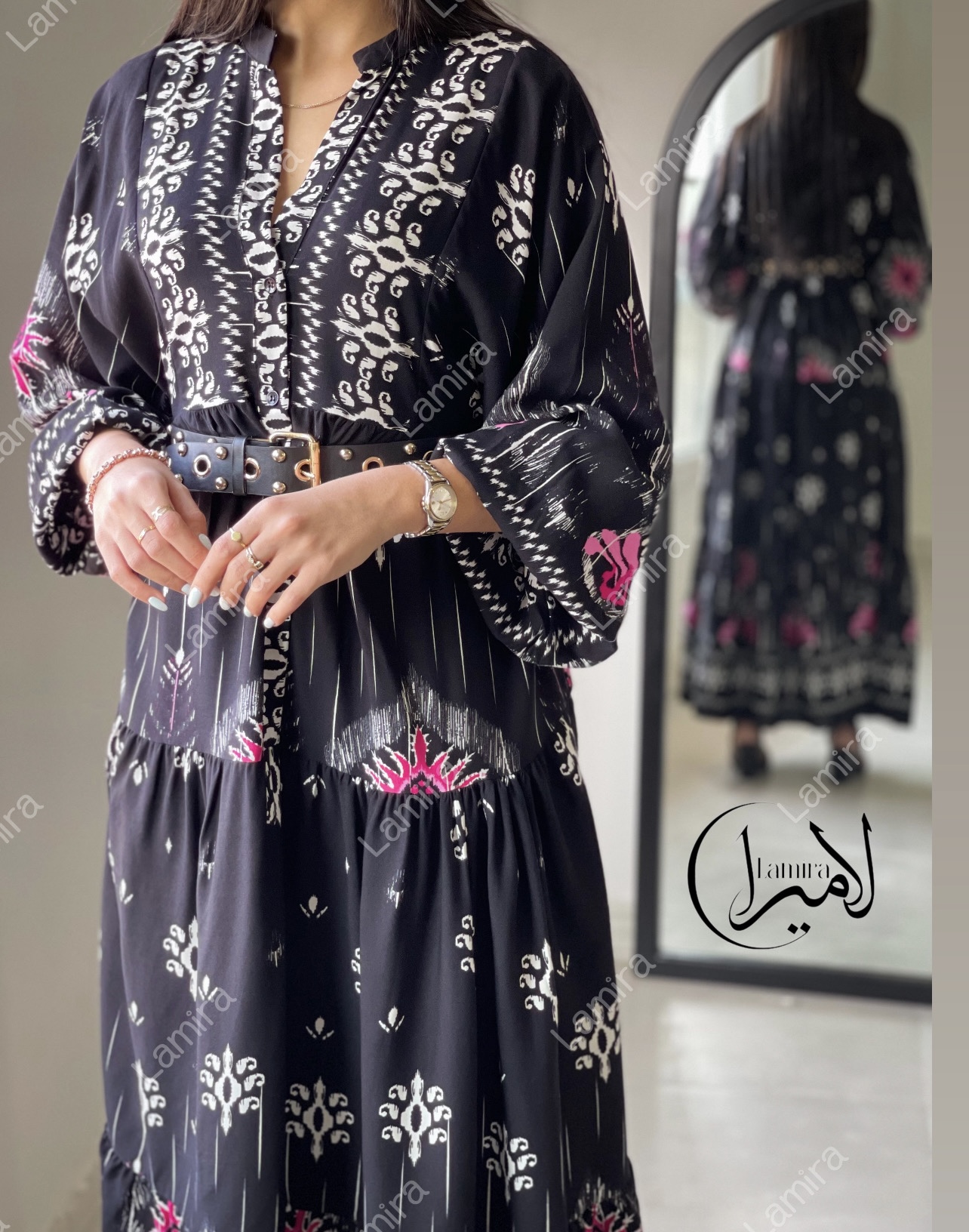 پیراهن-نخی-ترک-طرح-آلاله