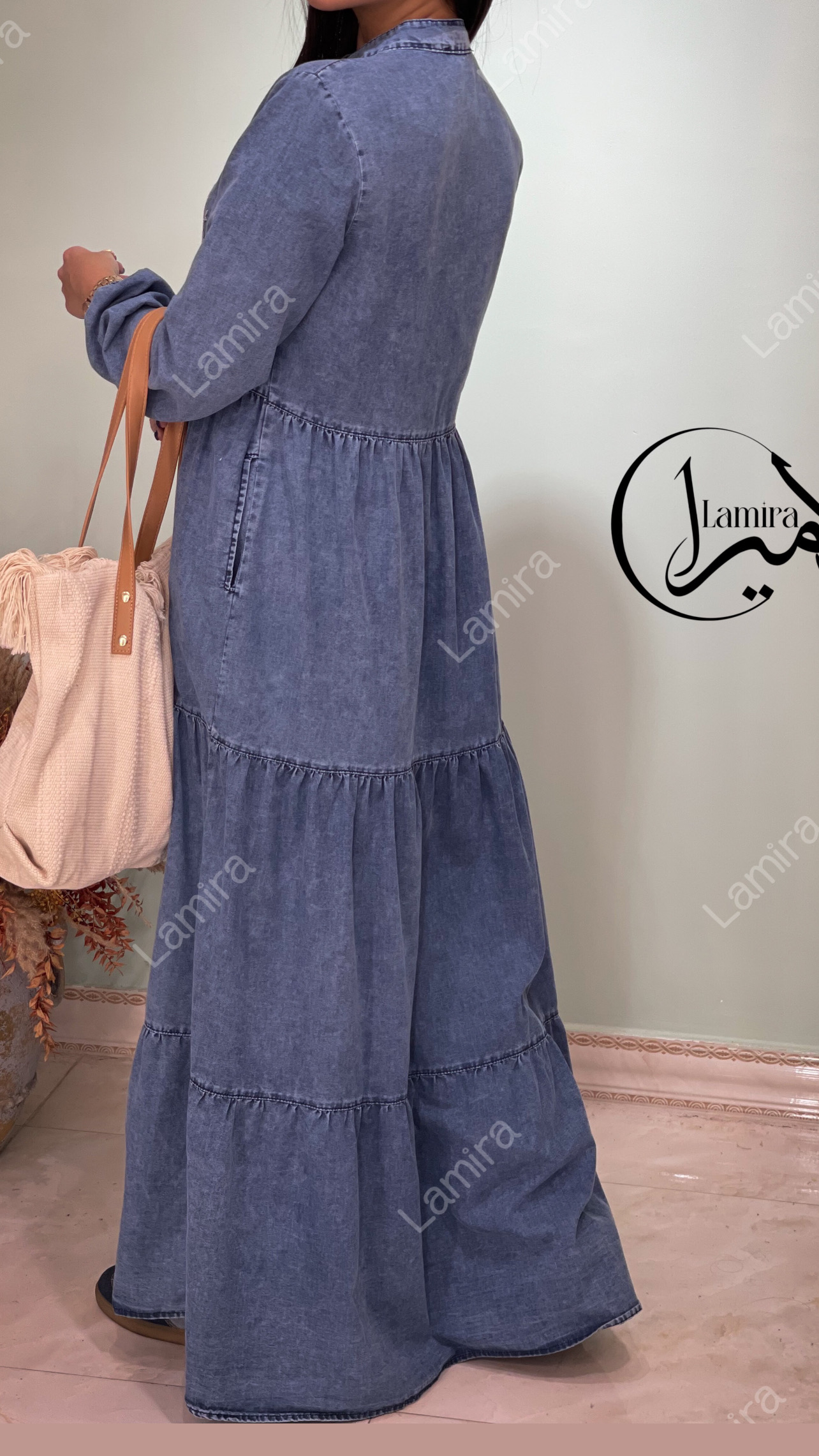 پیراهن-جین-طرح-آلوک