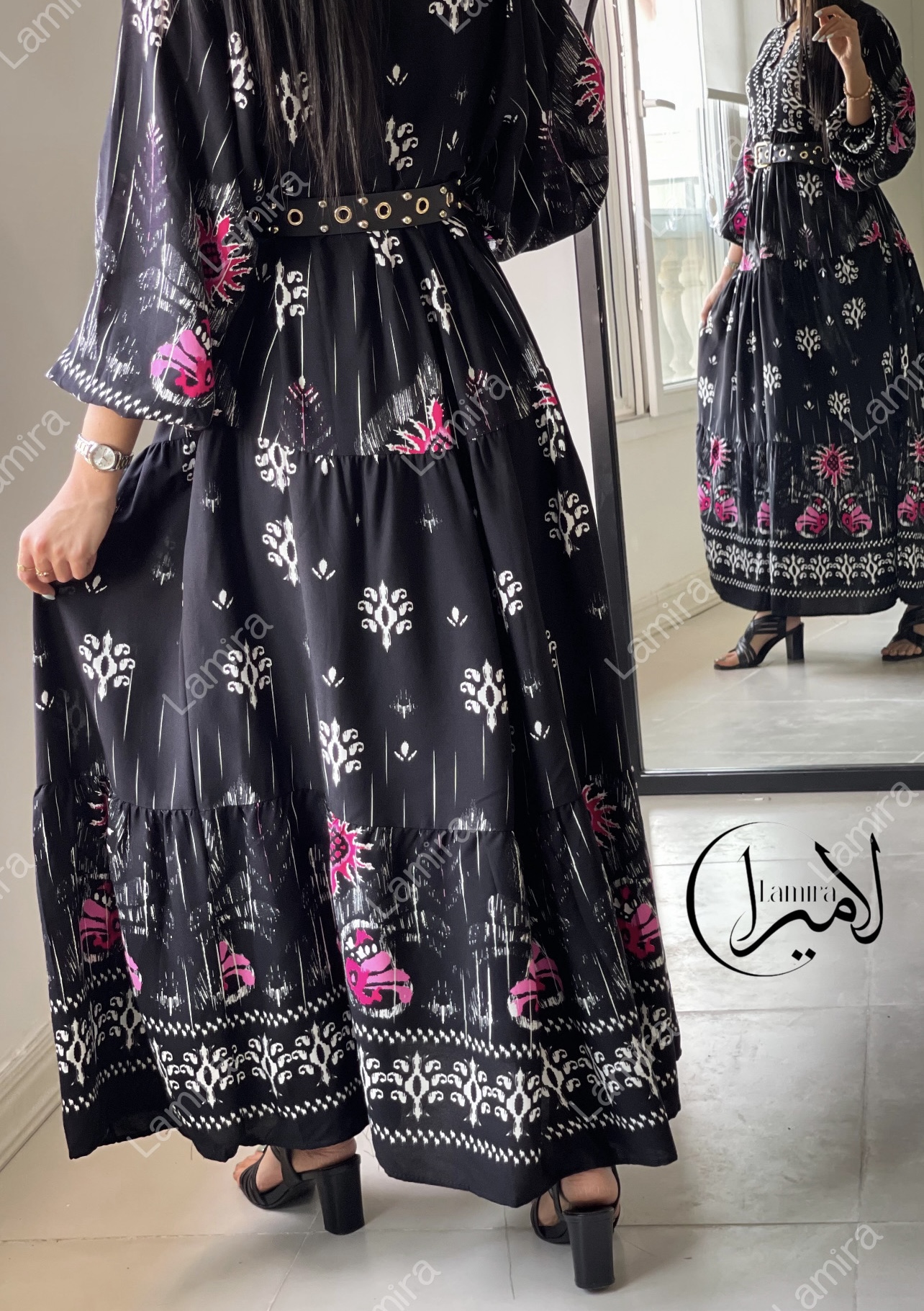 پیراهن-نخی-ترک-طرح-آلاله