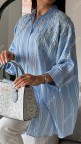 شومیز-مانتویی-مروارید-دوزی-کارشده-ترک